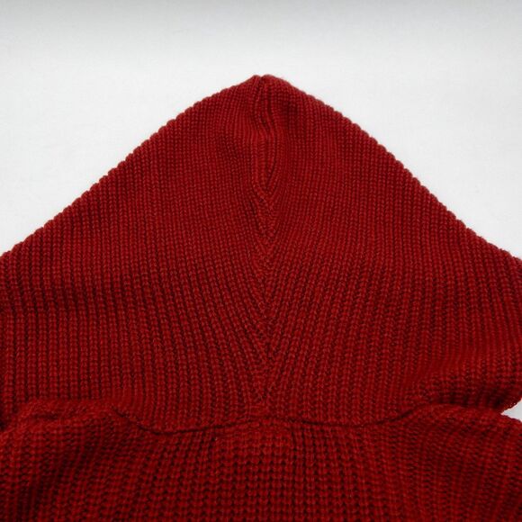 Harry Potter Knit Red Long Sleeve Pullover Hoodie V-Neck Gryffindor House Small - Picture 10 of 10